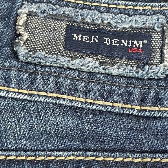 MEK Denim Madiera Wide Leg Jeans Sz 26 X 34 - Picture 4 of 13